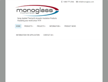 Tablet Screenshot of monoglass.com